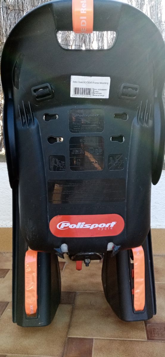 Silla transporte niño para bicicleta.