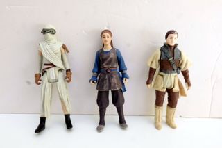Figuras Padme, Rey y Princesa Leia - Star Wars