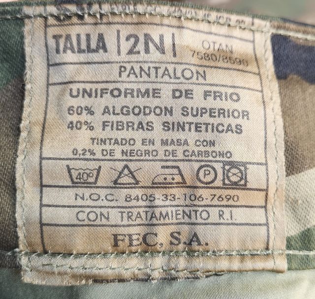 Traje para el frío.