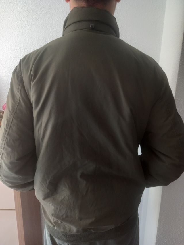 Cazadora verde oscuro