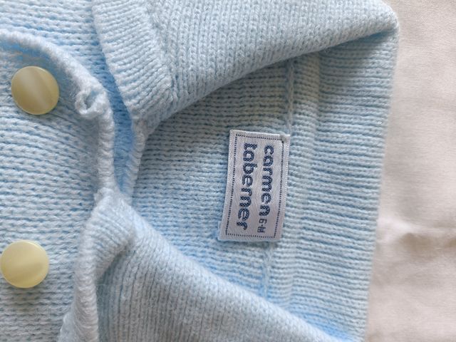 Abrigo bebé Carmen Taberner talla 6 meses