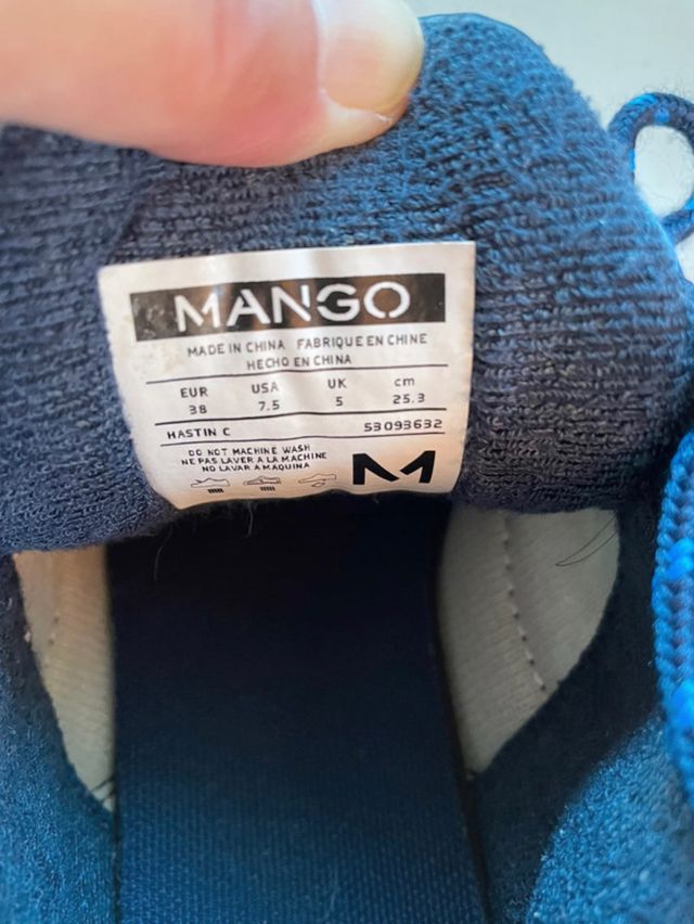 SNEAKERS MUJER de MANGO T-38