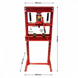 Prensa De Taller WIDMANN 20 Ton, 48 KG