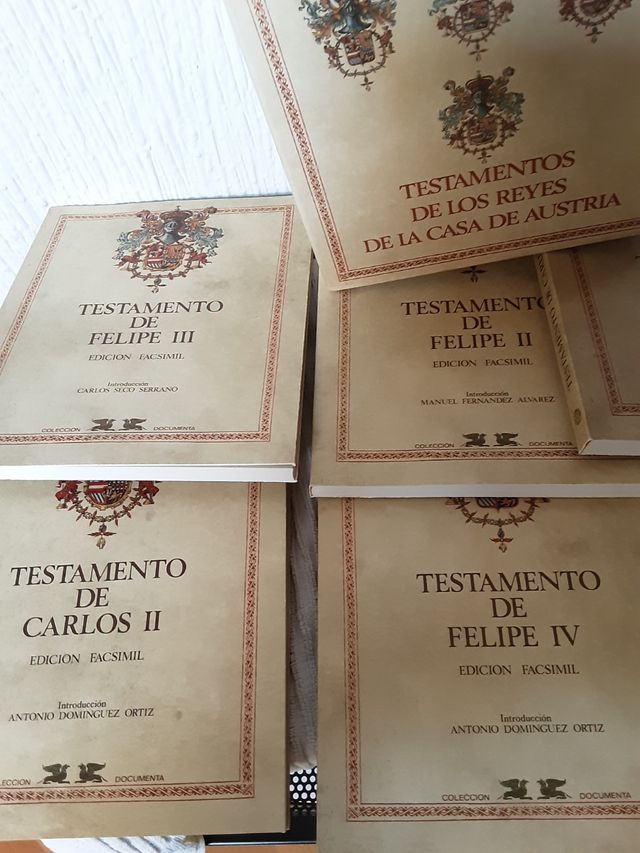 Testamentos de Reyes de la casa de Austria.