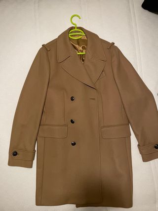 Abrigo lana Mango talla L