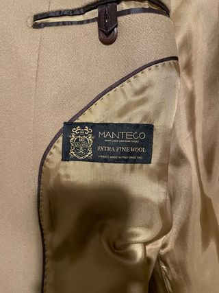Abrigo lana Mango talla L