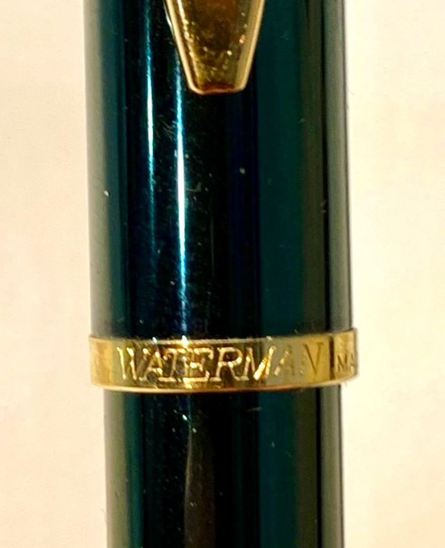 Pluma estilografica Waterman Maestro lacada verde