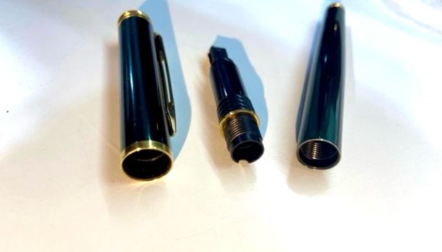 Pluma estilografica Waterman Maestro lacada verde
