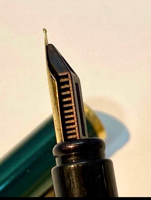 Pluma estilografica Waterman Maestro lacada verde