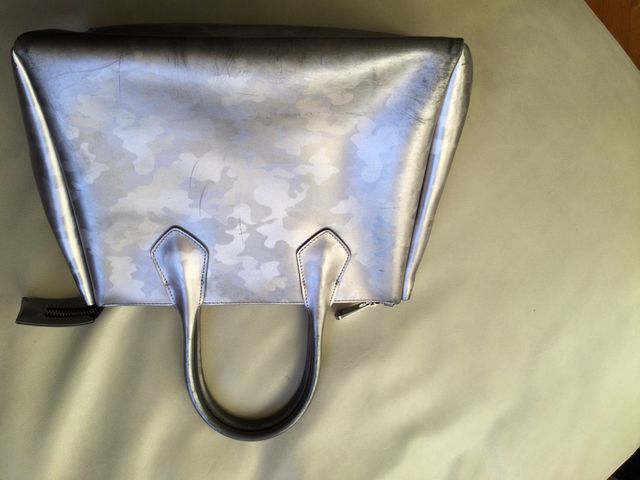 Grande borsa argento