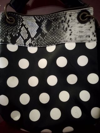 bolso desigual, bandolera 