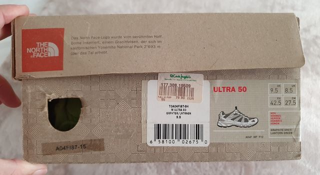 Zapatillas The North Face Ultra 50 talla 42.5 eur.