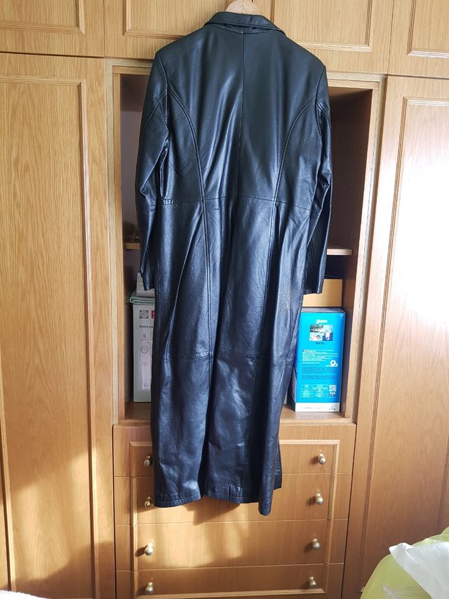 Abrigo de piel auténtica vintage