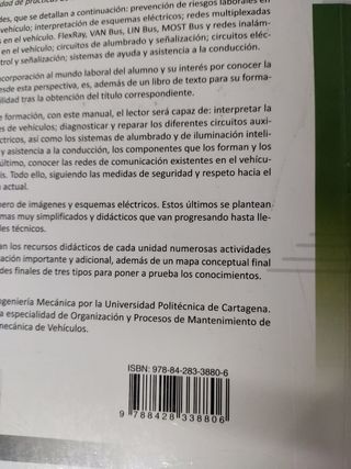 Circuitos auxiliares vehículo CFGM Paraninfo