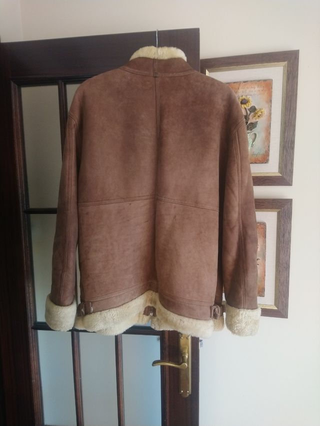 cazadora de piel de borreguillo