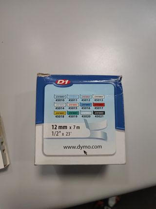 cintas de etiquetadora Dymo D1