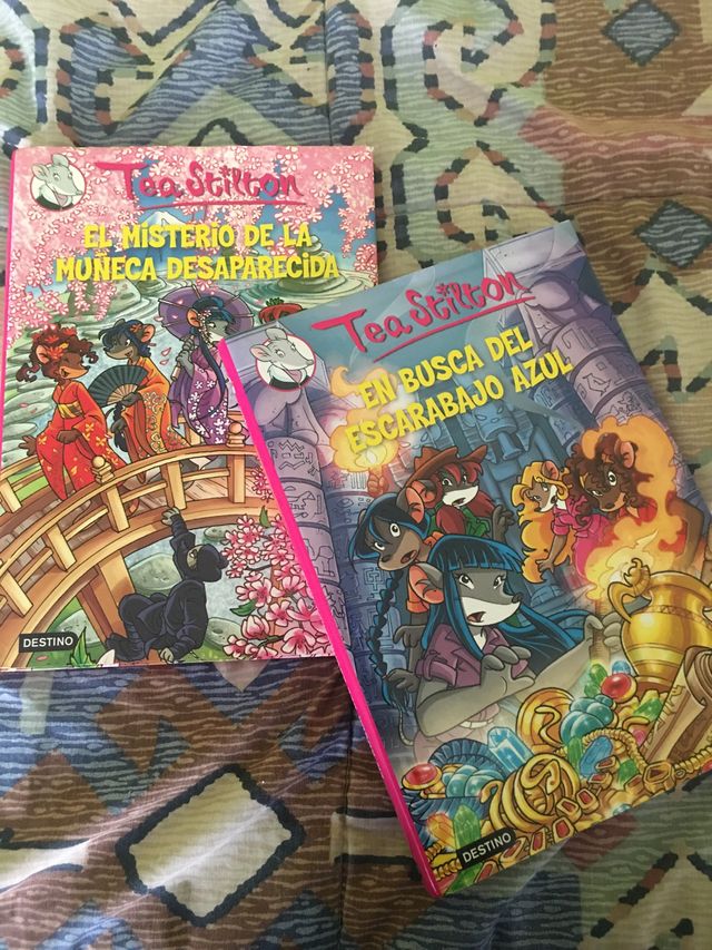2 libros de la colección de Tea Stilton