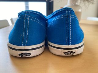 Vans discount azul electrico