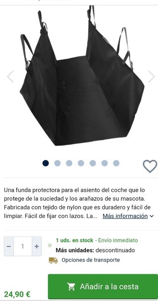 PROTECTOR CUBREASIENTOS MASCOTAS 147x145CM, NUEVO!