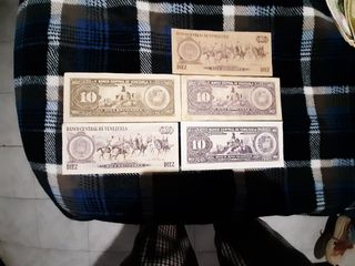 Billetes antiguos de Vzla