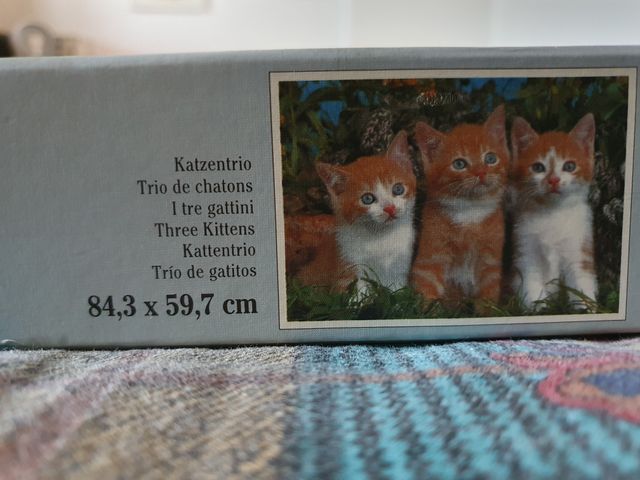 Puzzle Ravensburger di tre gattini