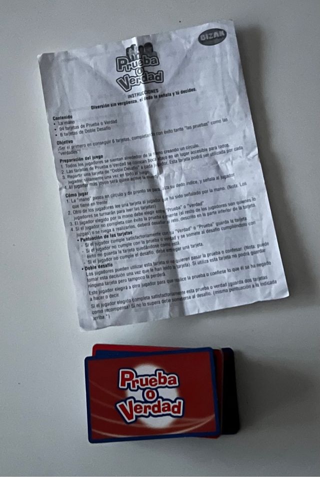 TEST O GIOCO DELLA VERITÀ