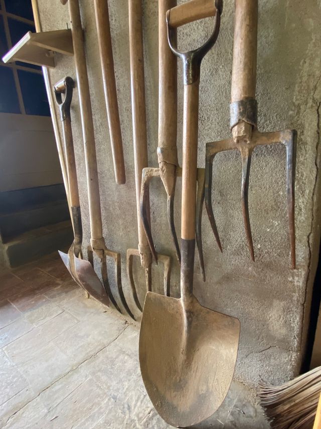 Material y herramientas antiguas