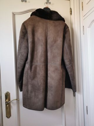 Abrigo chaquetón nobuk El Corte Inglés 