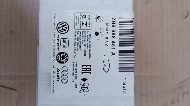 Juego de pastillas de freno VAG