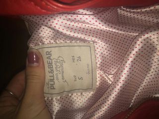 cazadora talla s roja