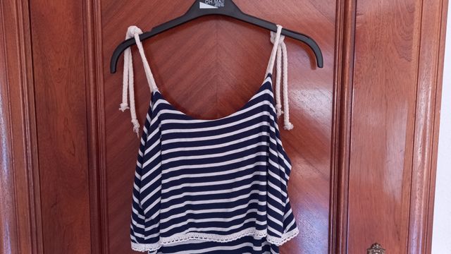 Vestido de rayas marinero