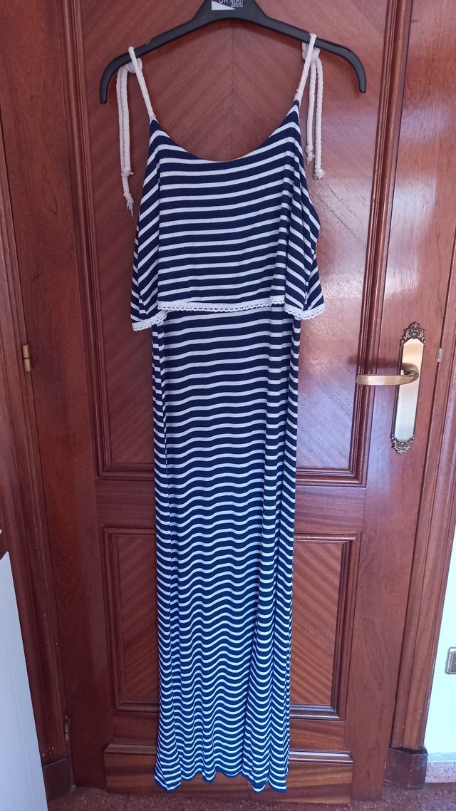 Vestido de rayas marinero