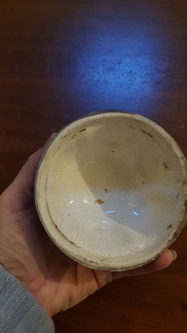 Formella in ceramica dipinta