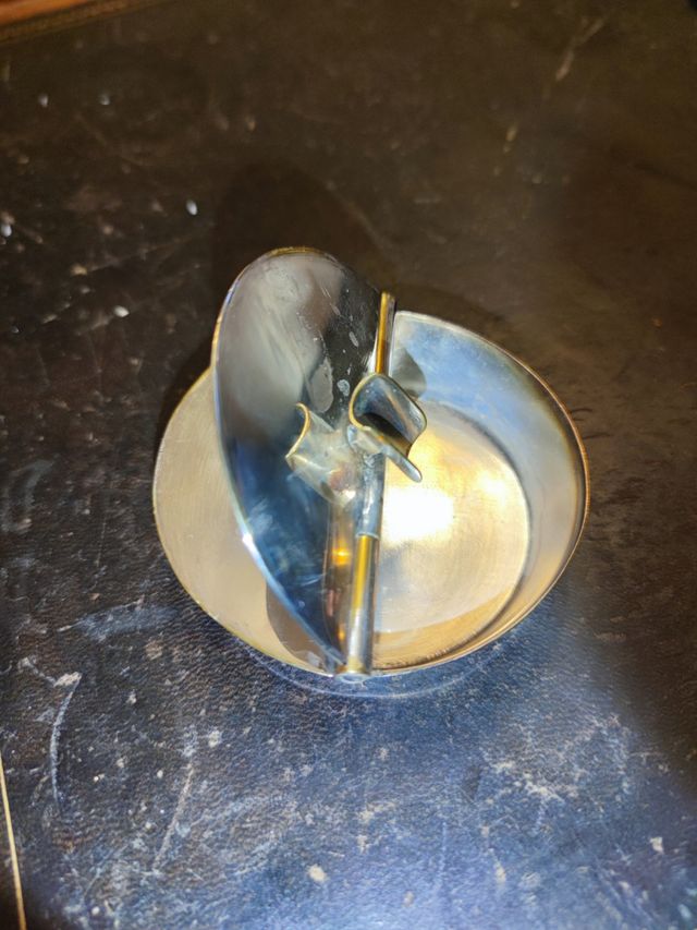 Cenicero plateado vintage