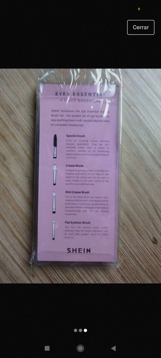 Estuche brochas y pinceles