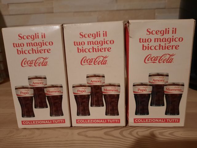 coca cola bicchieri