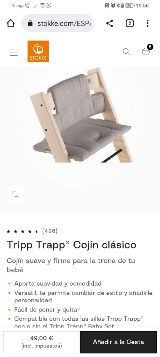 Silla y trona Tripp Trapp Stokke
