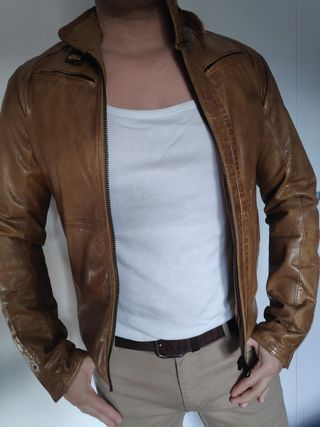 Chupa de cuero G-Star para hombre. 