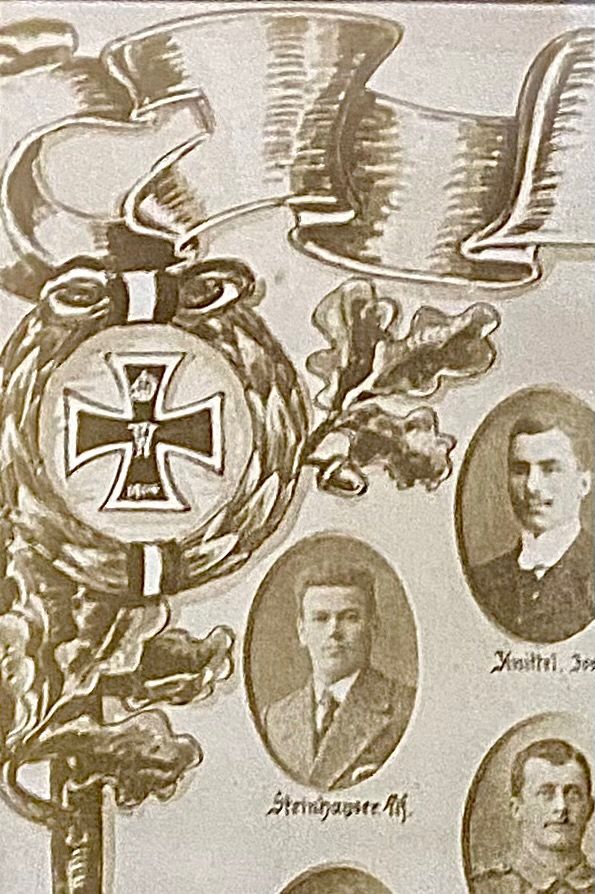 1914-1918, WWI, orla de combatientes alemanes