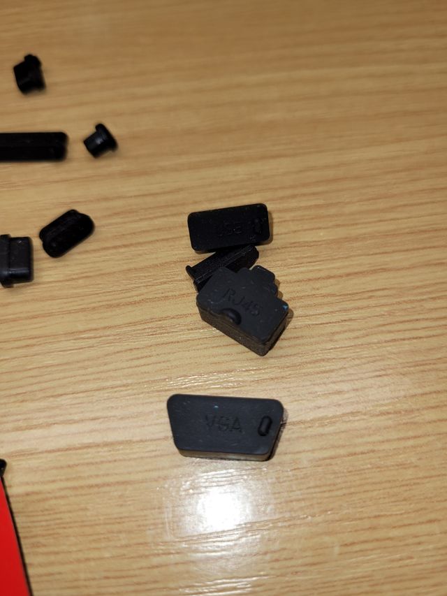 Tapa orificios de Ordenador portatil