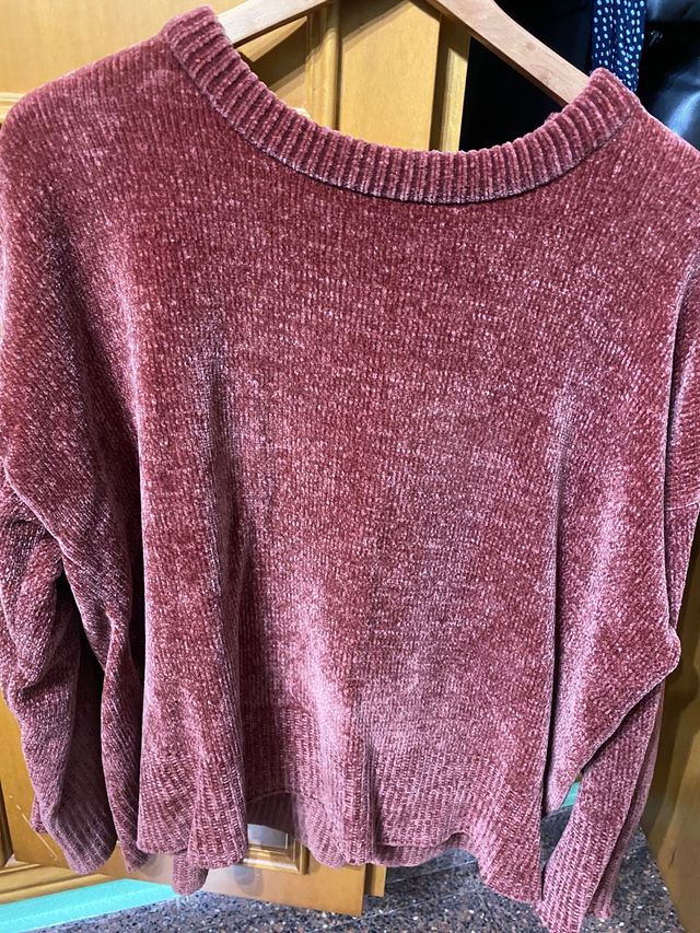 jersey terciopelo coral