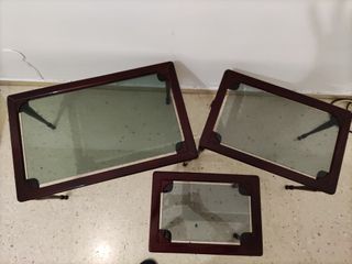 3 Mesas nido estilo vintage