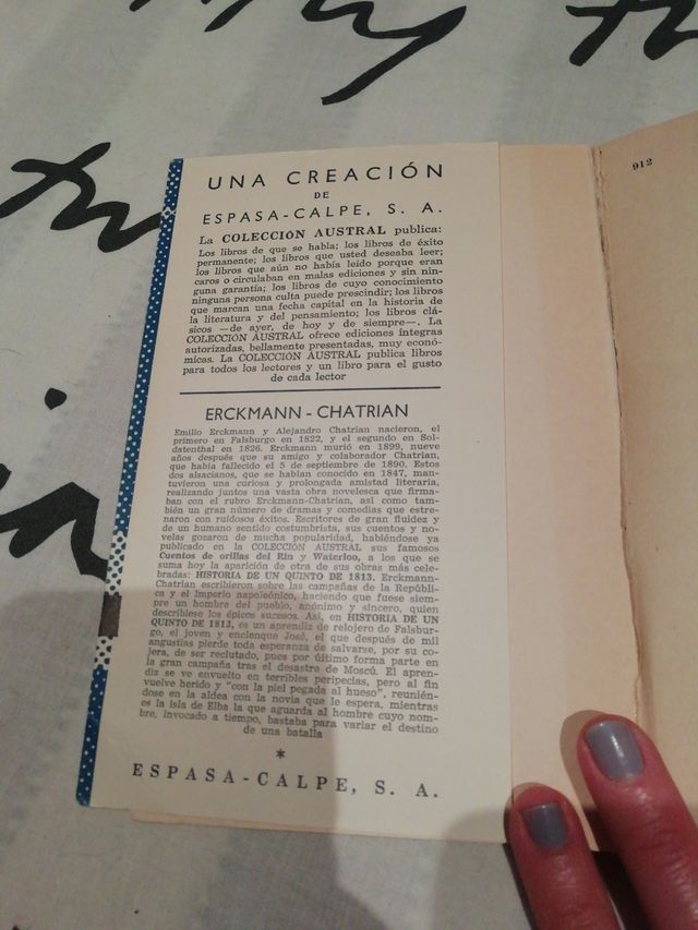 Historia de un quinto de 1813