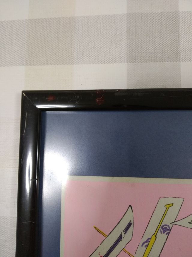 Cuadro con el papel Japonés