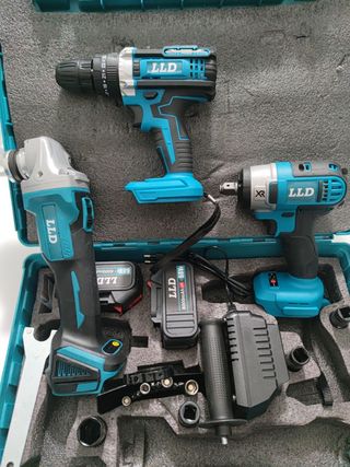 KIT 3 ATTREZZI PROFESSIONALI CON BATTERIE