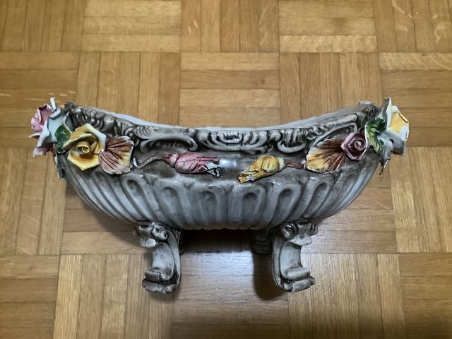 Centrotavola bowl porcellana Capodimonte