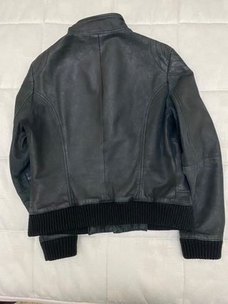 Cazadora biker piel Zara . Xl