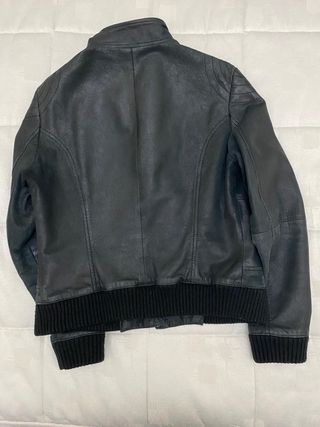 Cazadora biker piel Zara . Xl