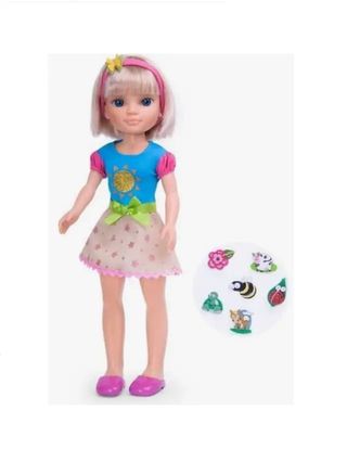 VESTIDO PARA NANCY: "PEGATINAS DE MODA" NUEVO.