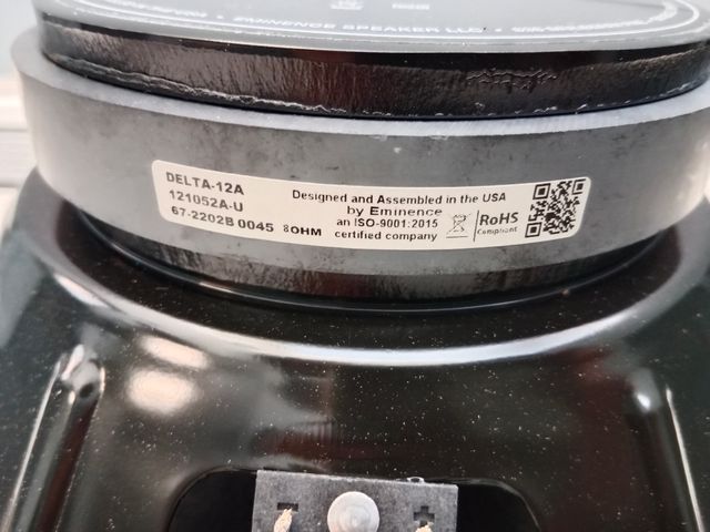 Altavoz 12" Eminence